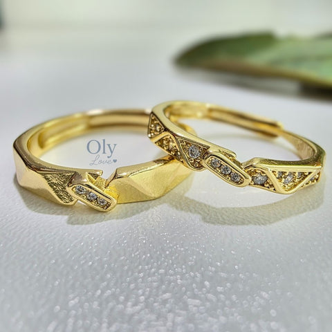 Image of Anillos de Promesa UNION DORADA