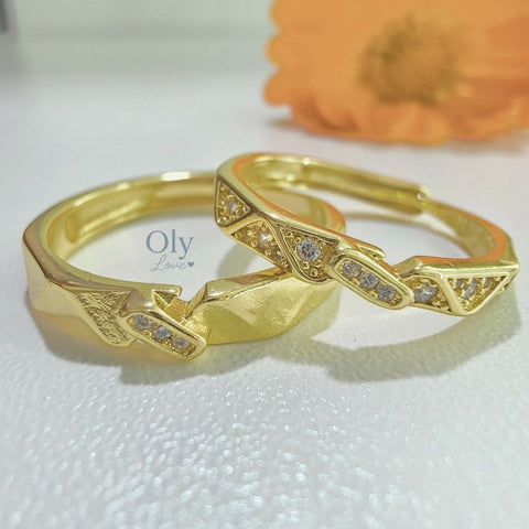 Image of Anillos de Promesa UNION DORADA