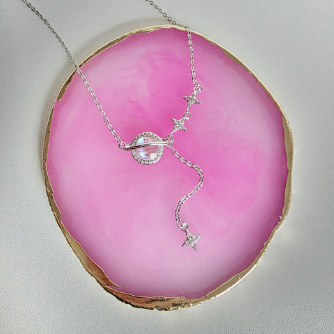 Image of Collar Saturno Estelar - Destinados a Coincidir