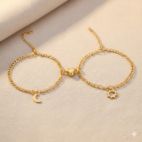 Image of PULSERA SOL Y LUNA CONEXION