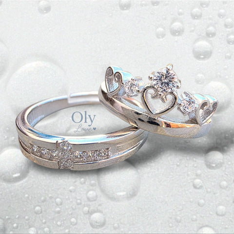 Image of Anillos de Promesa REINO DE AMOR - Plata ley 925