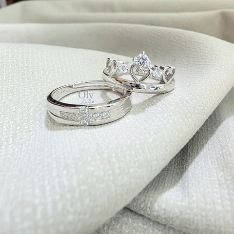 Image of Anillos de Promesa REINO DE AMOR - Plata ley 925