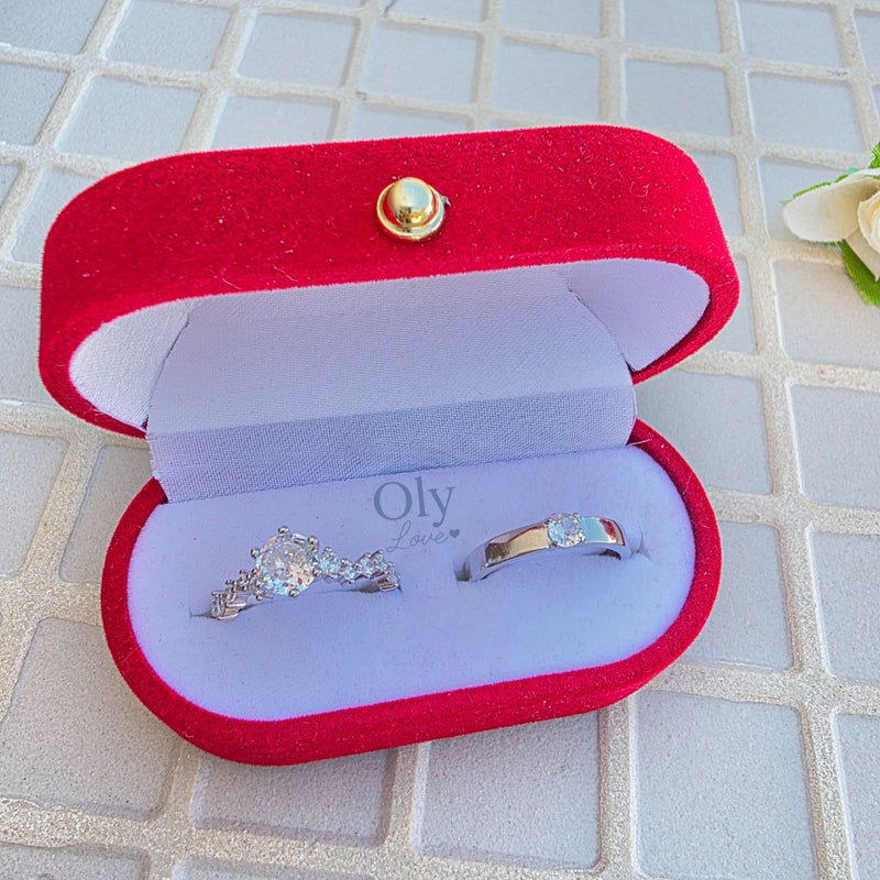 Anillo de Promesa LUZ ETERNA - Plata ley 925 con Moissanita