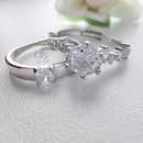 Anillo de Promesa LUZ ETERNA - Plata ley 925 con Moissanita