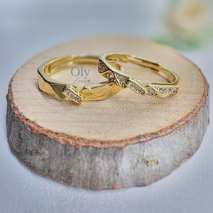 Anillos de Promesa UNION DORADA