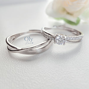 Anillos de Promesa AMOR INFINITO - Plata ley 925