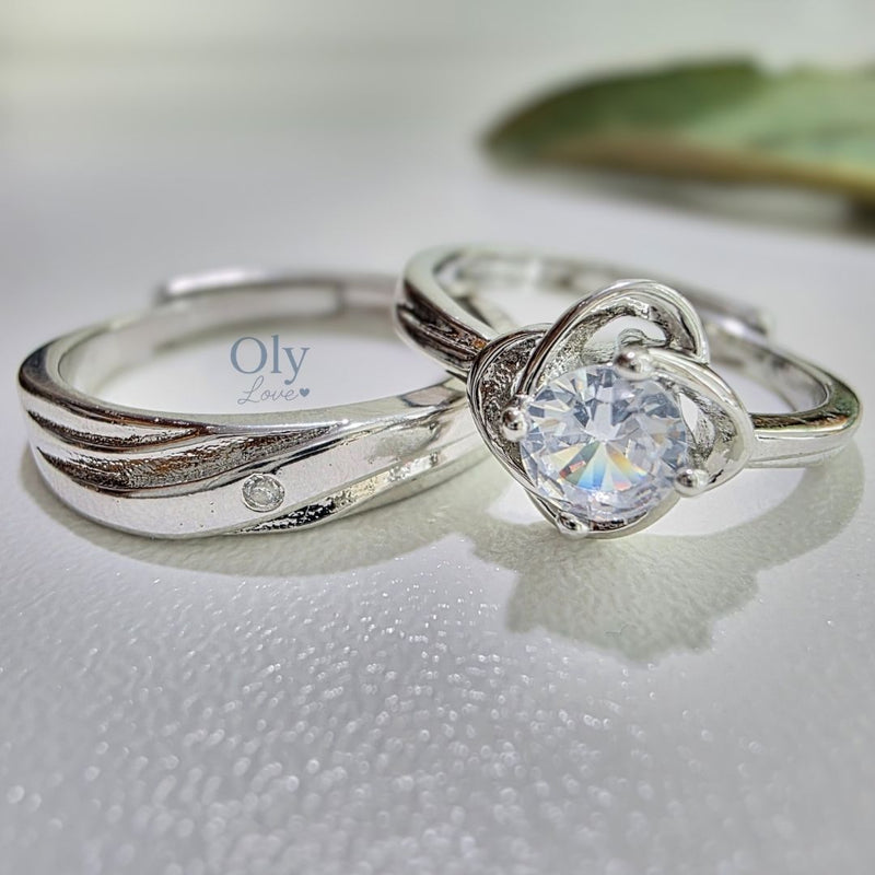 Anillos de Promesa FLOR DE AMOR