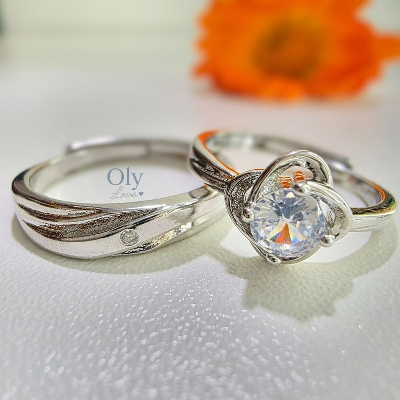 Anillos de Promesa FLOR DE AMOR