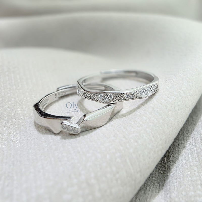 Anillos de Promesa UNION DE ALMAS - Plata ley 925