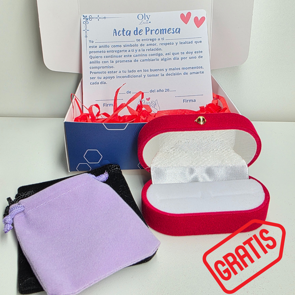 Anillos de Promesa FLOR DE AMOR