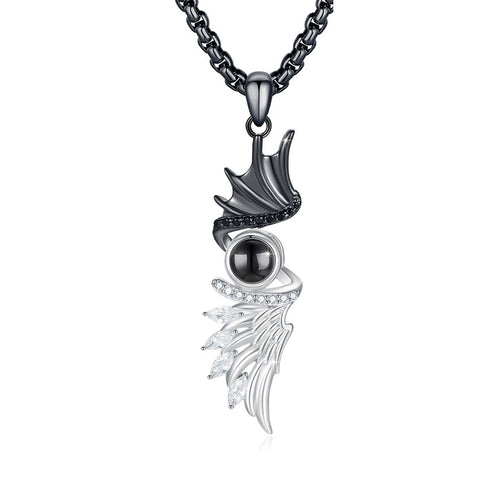 Image of COLLAR PAREJA ANGEL DEMON WINGS