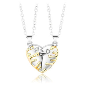 COLLAR CORAZON MAGNETICO GOLD
