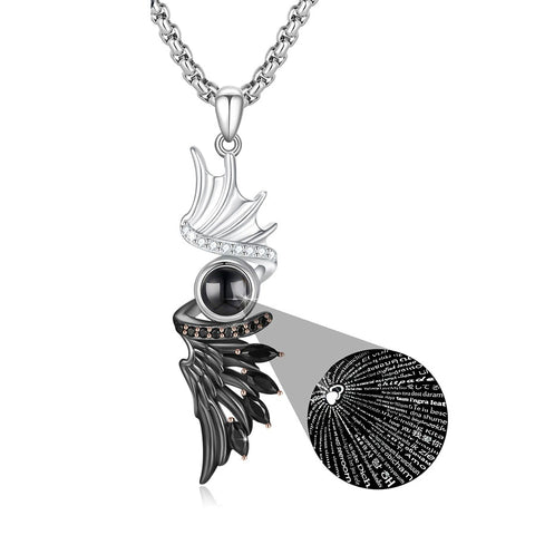 Image of COLLAR PAREJA ANGEL DEMON WINGS