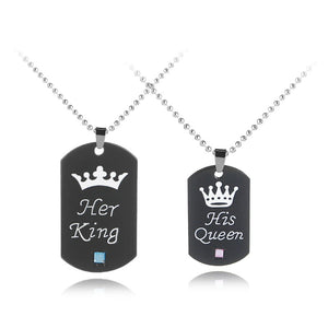 COLLAR KING Y QUEEN