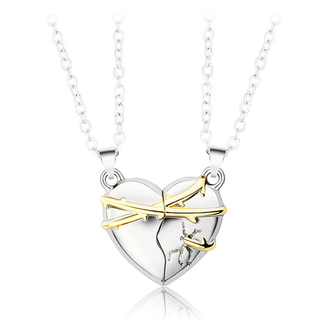 Image of COLLAR CORAZON MAGNETICO RAICES