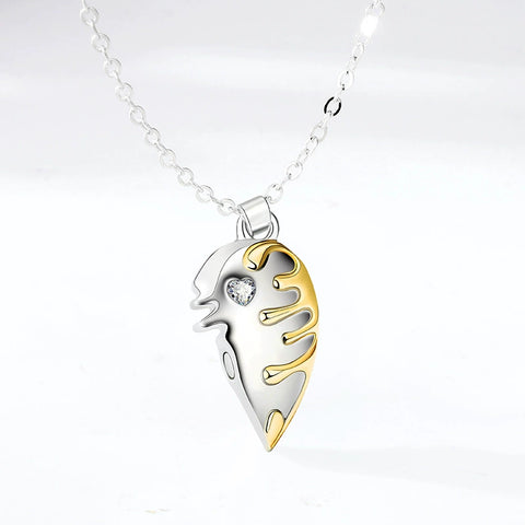 Image of COLLAR CORAZON MAGNETICO GOLD