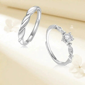 ANILLO DE HOJAS ENTTRELAZADAS