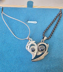 Collar de Pareja Corazón Magnético con Proyección “Te Amo en 100 Idiomas