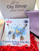 Collar Astronauta y Nave Espacial - Un Viaje para Compartir