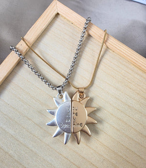 Collar de pareja Sol Magnético