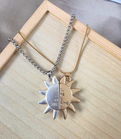 Image of Collar de pareja Sol Magnético