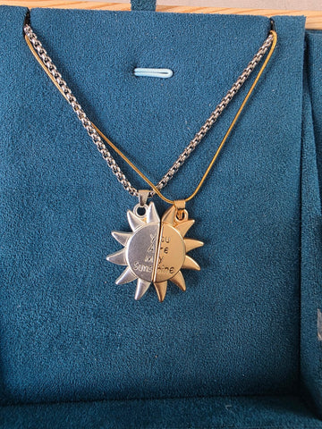 Image of Collar de pareja Sol Magnético