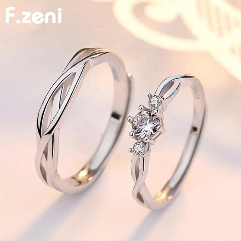 Anillos de Promesa Infinito – Pasado, Presente y Futuro