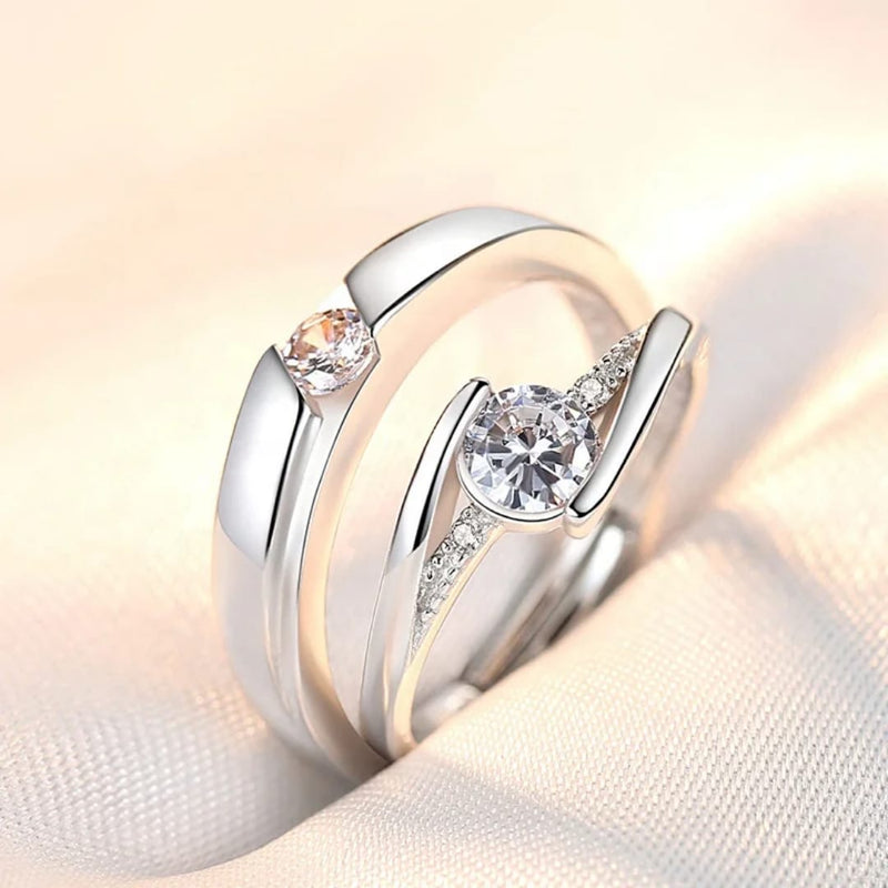 Anillos de Promesa Brillo Eterno