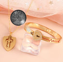 Set de Collar y Pulsera de Pareja con Llave Única