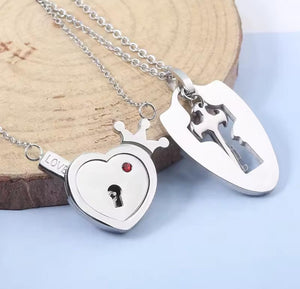 Collares de Pareja Llave de mi Corazón