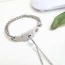 Set de Collar y Pulsera de Pareja con Llave del amor