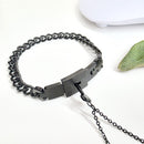 Set de Collar y Pulsera de Pareja con Llave del amor