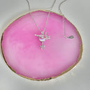 Collar Saturno y Luna - Amor Infinito Bajo las Estrellas