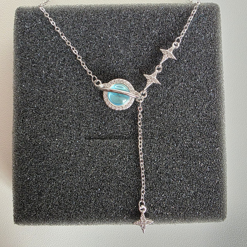 Collar Saturno Estelar - Destinados a Coincidir