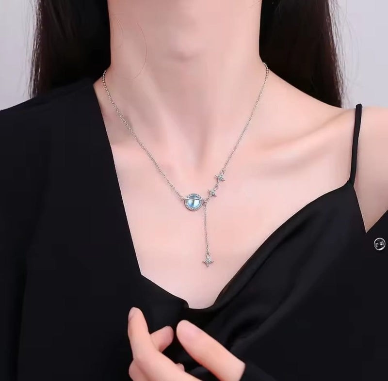 Collar Saturno Estelar - Destinados a Coincidir