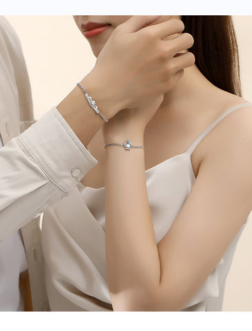 Image of Pulsera de pareja LEALTAD S925