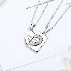 COLLAR DE CORAZONES GEMELOS