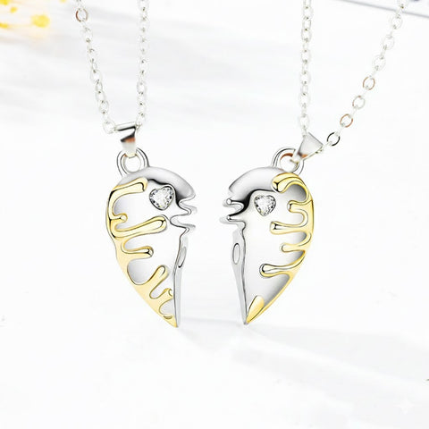 Image of COLLAR CORAZON MAGNETICO GOLD