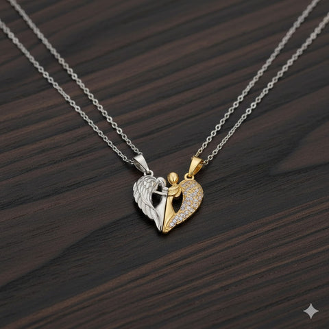 Image of COLLAR CORAZON DE ALAS ANGELES